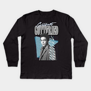 Gilbert Gottfried /// Retro Fan Art Design Kids Long Sleeve T-Shirt